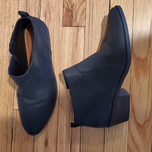 Lucky Brand, Size 9.5, Black Leather Boots, Lightly Worn, No odor